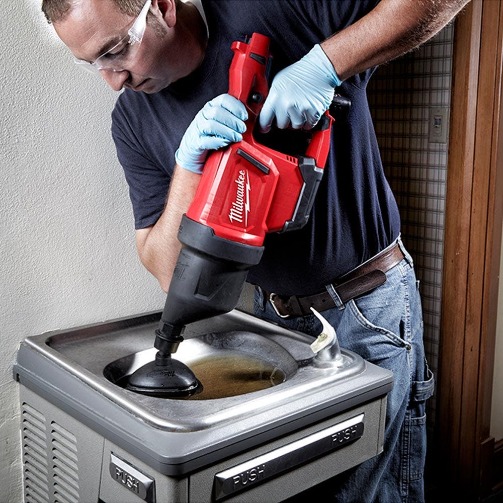 MILWAUKEE 12V Airsnake Drain Cleaning Air Gun Skin M12DCAG-0