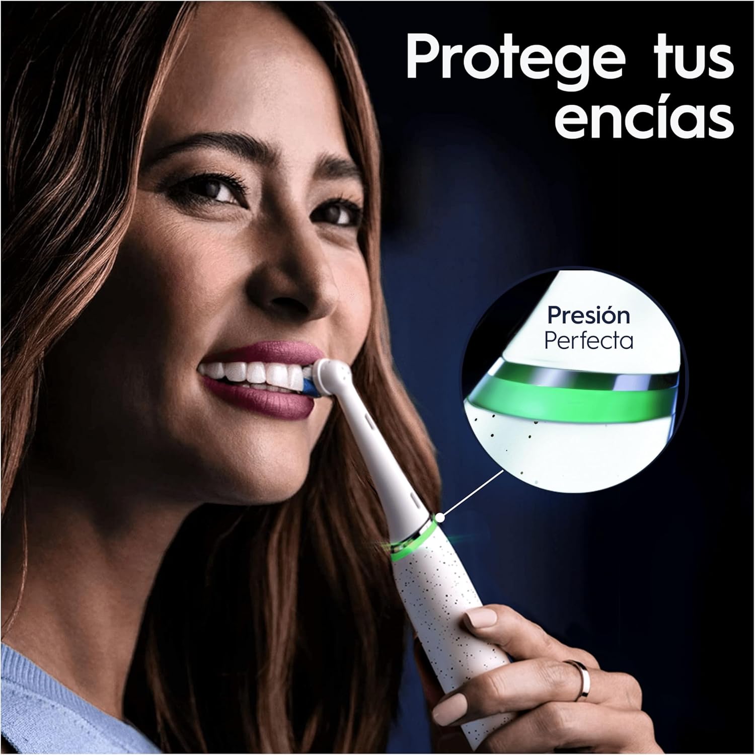 Oral-B iO 10 Electric Toothbrush with Rechargeable Handle, 3 Replacement Heads and Travel Case with Charger, Designed by Braun, Original Gifts for Women and Men - Black