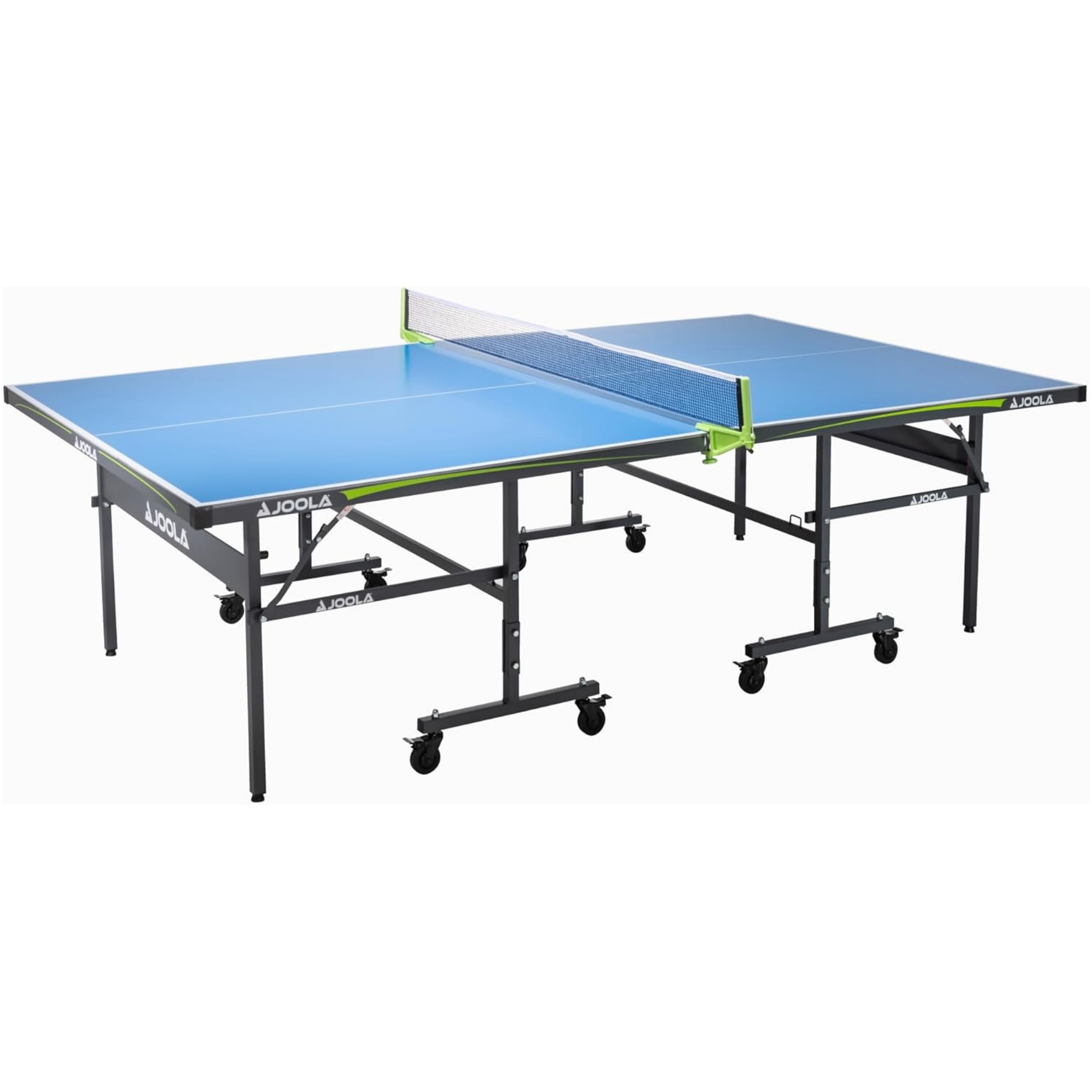 JOOLA Outdoor Table Tennis Table - Professional Table Tennis Table 6 mm Aluminium Composite Surface - Weatherproof Foldable - Includes Net