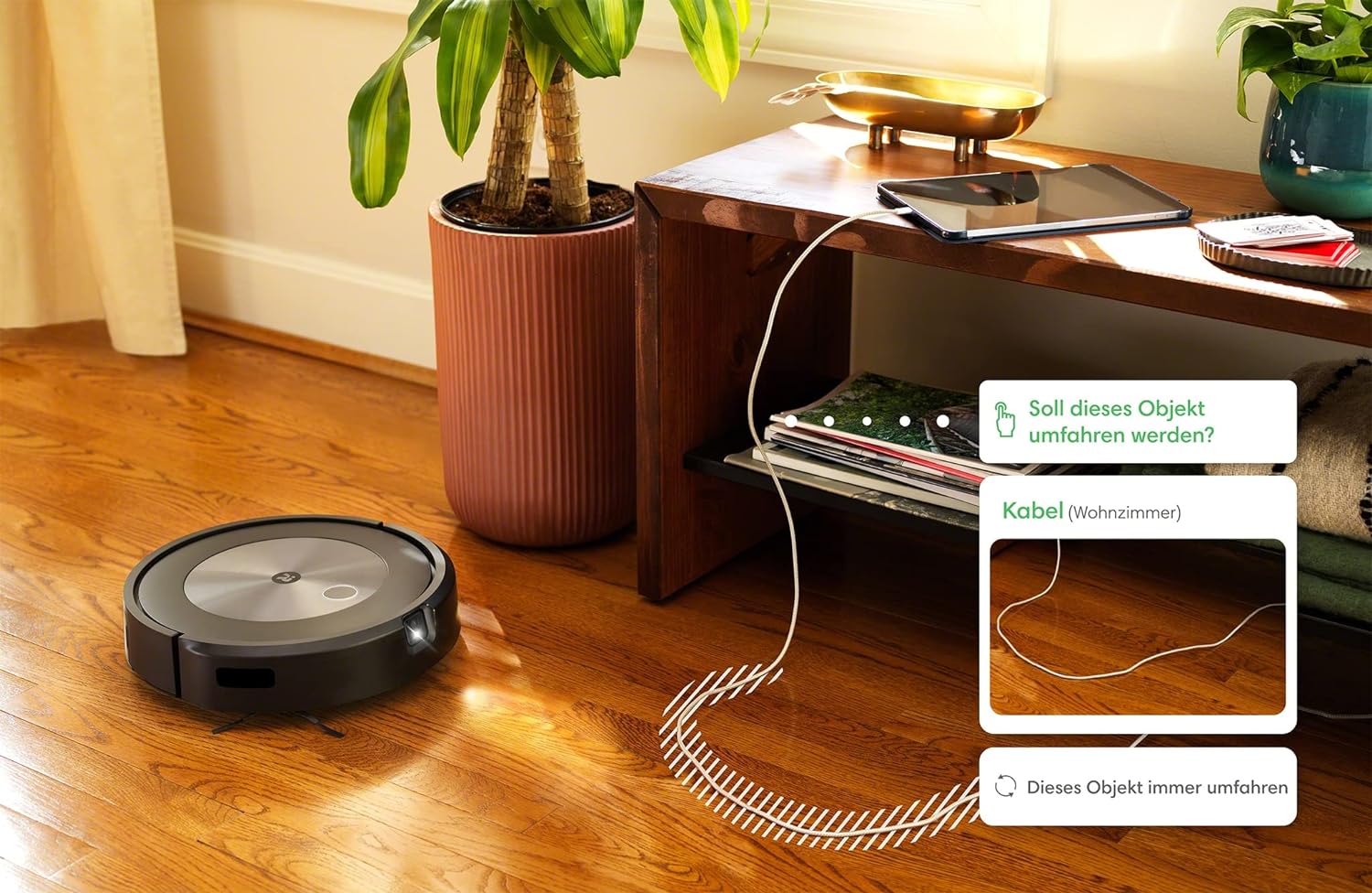 iRobot Roomba j7+ (j7556) Wi-Fi Enabled Robot Vacuum Cleaner With Automatic Suction Station