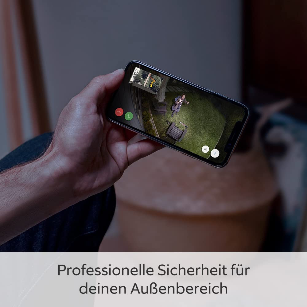 Ring Spotlight Kamera Pro Kabel (Spotlight Cam Pro Wired)| Außenkamera, 2K-Video, Ring Vision, 3D-Bewegungserfassung, LED-Spotlights | 30-tägige kostenlose Testphase für Ring Home |2 Kameras