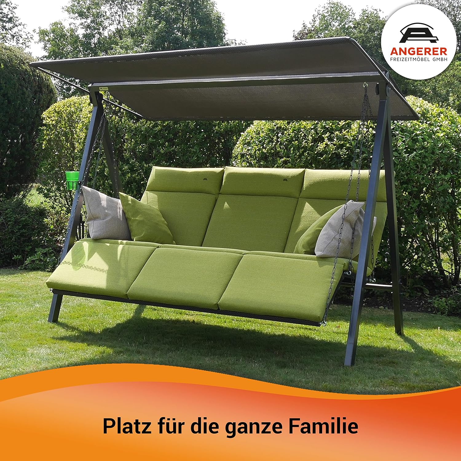 Angerer Lounge Swing Chair Hollywood, 3-Seater, beige