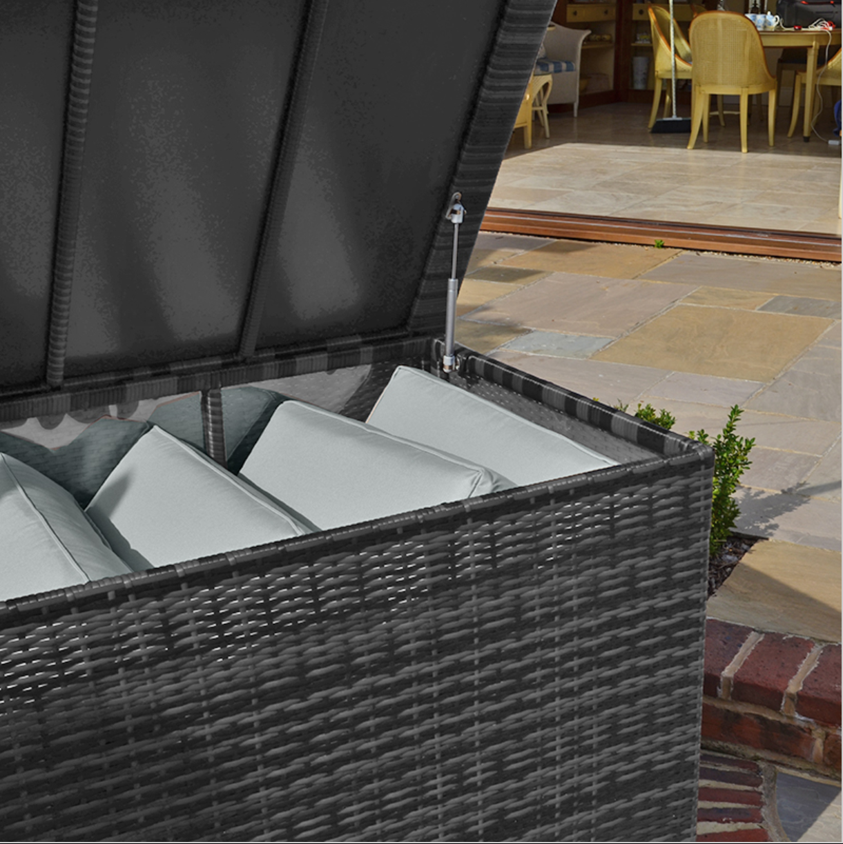 Nova - Mixed Grey Cushion Storage Box