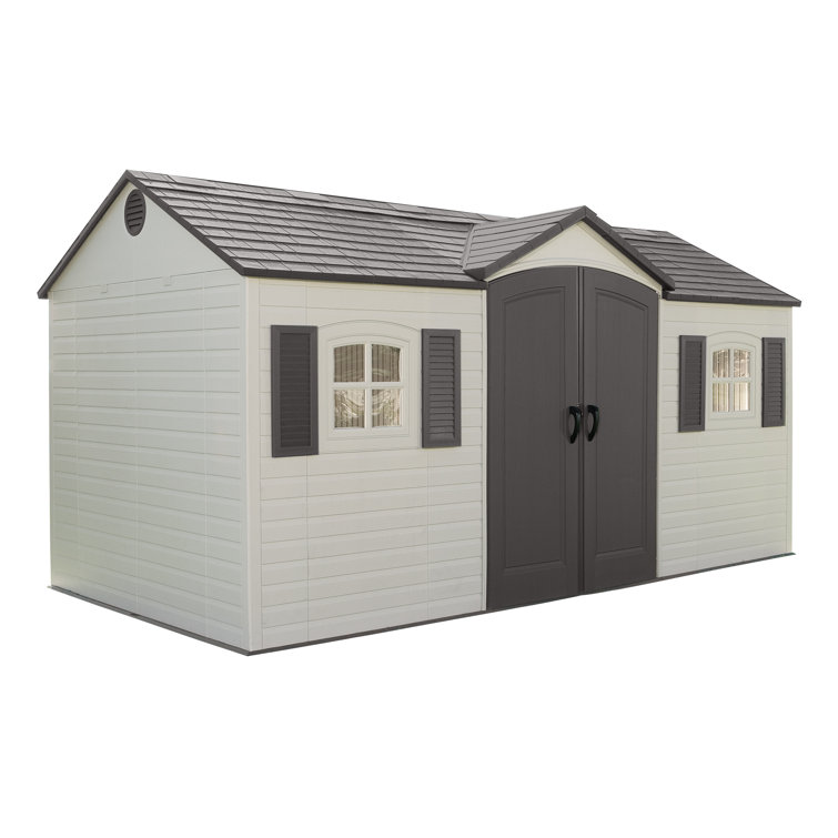 457 cm x 244 cm Geräteschuppen aus Kunststoff