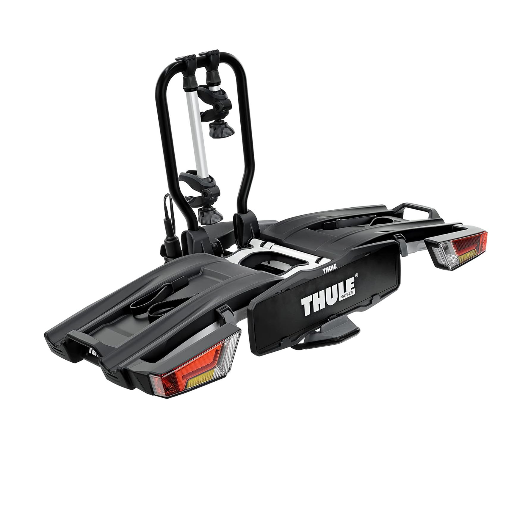 Thule EasyFold XT Fahrradträger für Anhängerkupplung 2 Fahrräder silber