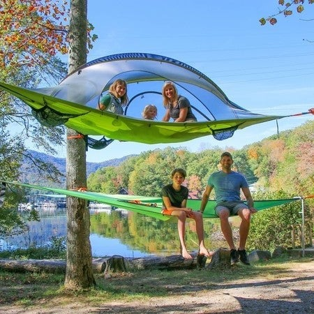 MULTI-PERSON HAMMOCK- PATENTED 3 POINT DESIGN