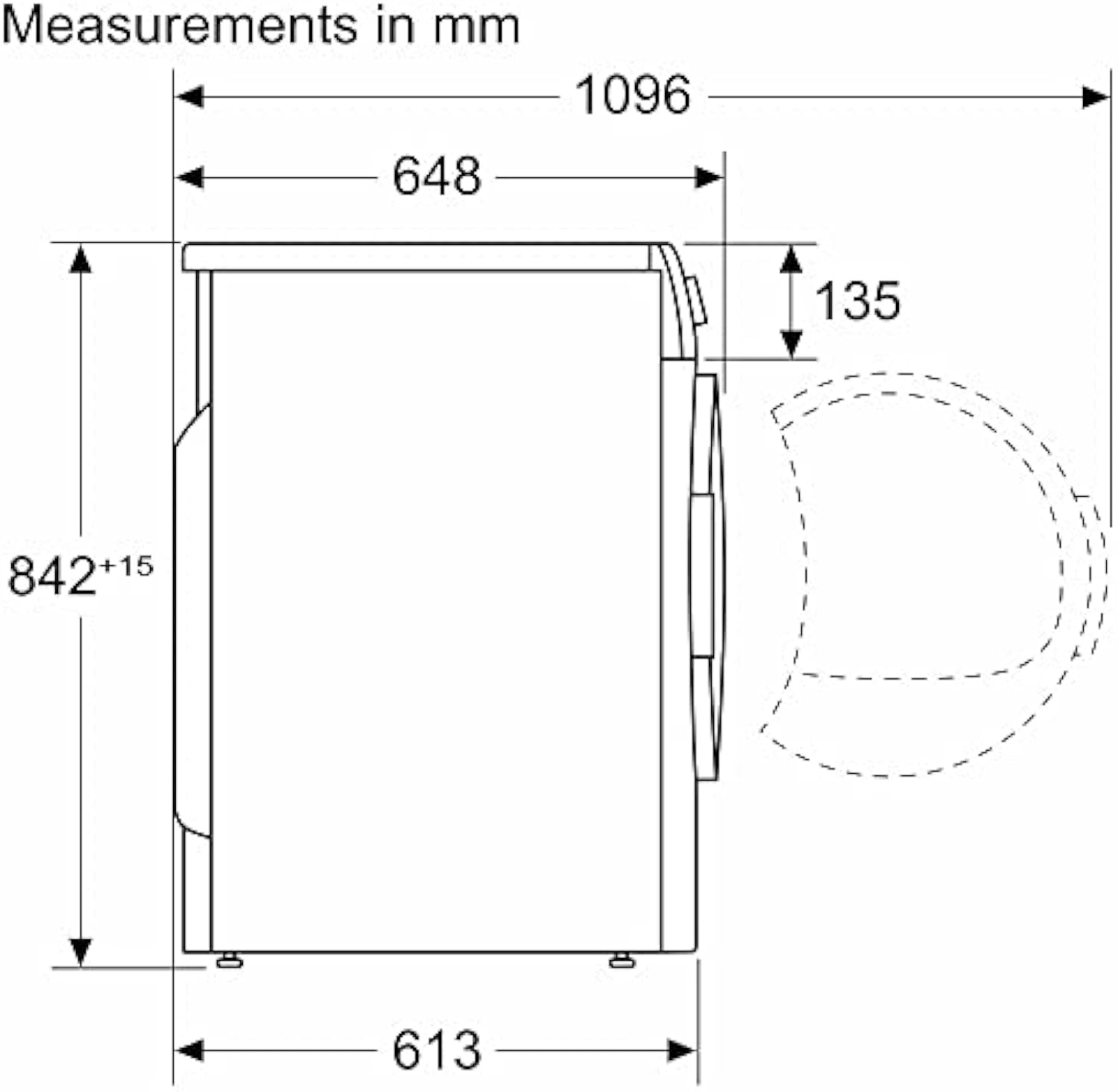Bosch Home & Kitchen Appliances WQG24509GB Heat Pump Tumble Dryer, 9kg Capacity, SelfCleaning Condenser, AutoDry, Fast drying within 40 minutes, SensitiveDrying System, White, Serie 6, Freestanding