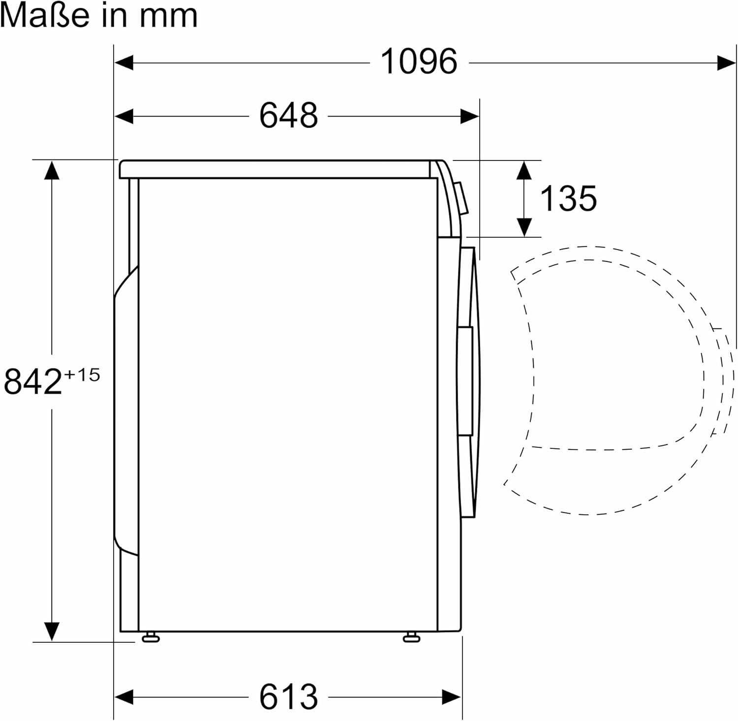 Siemens WQ33G2D40, iQ500 Wärmepumpentrockner für 1-8 kg Wäsche