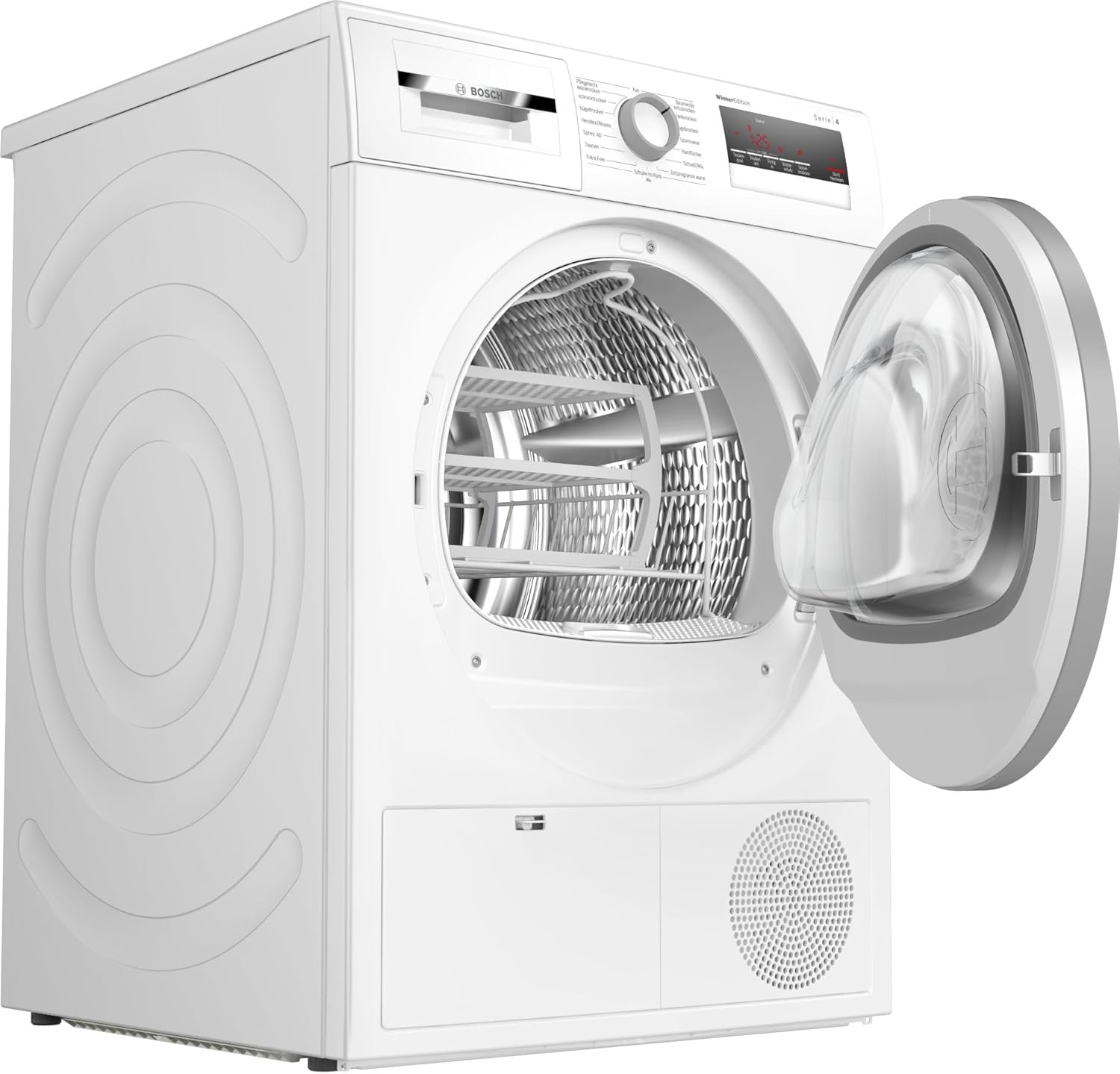 Bosch Series 4 WTH85VWIN Heat Pump Dryer for 8 kg of Laundry, A++, 236 kWh/Year, AutoDry, Anti Vibration Design, Sensitive Drying System, Environmentally Friendly Coolant, White [Energy Class A++]