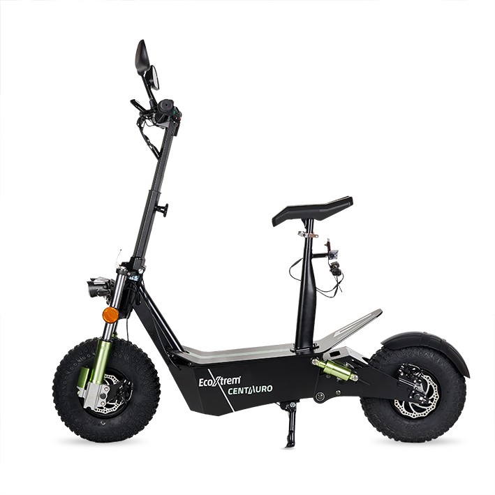 PATINETE ELCTRICO CENTAURO MATRICULABLE CON ASIENTO Y PANTALLA LCD XXL VERDE