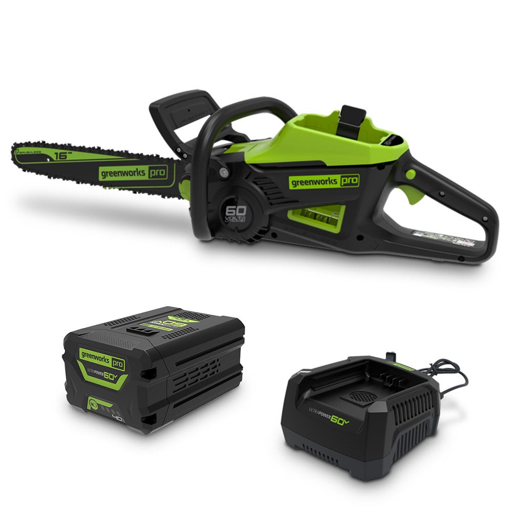 GREENWORKS 60V 1 x 4.0Ah 400mm Chainsaw Kit 2008007AU