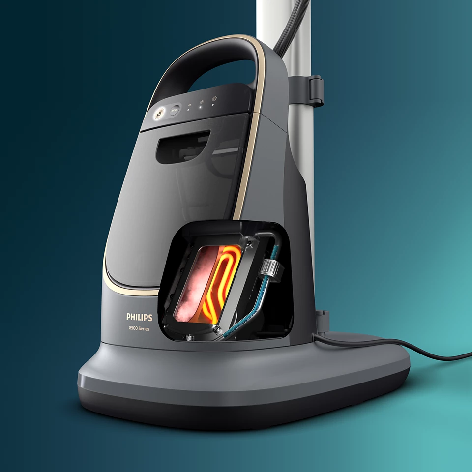 Philips All-in-One Série 8500 Solution de repassage et défroisseur tout-en-un