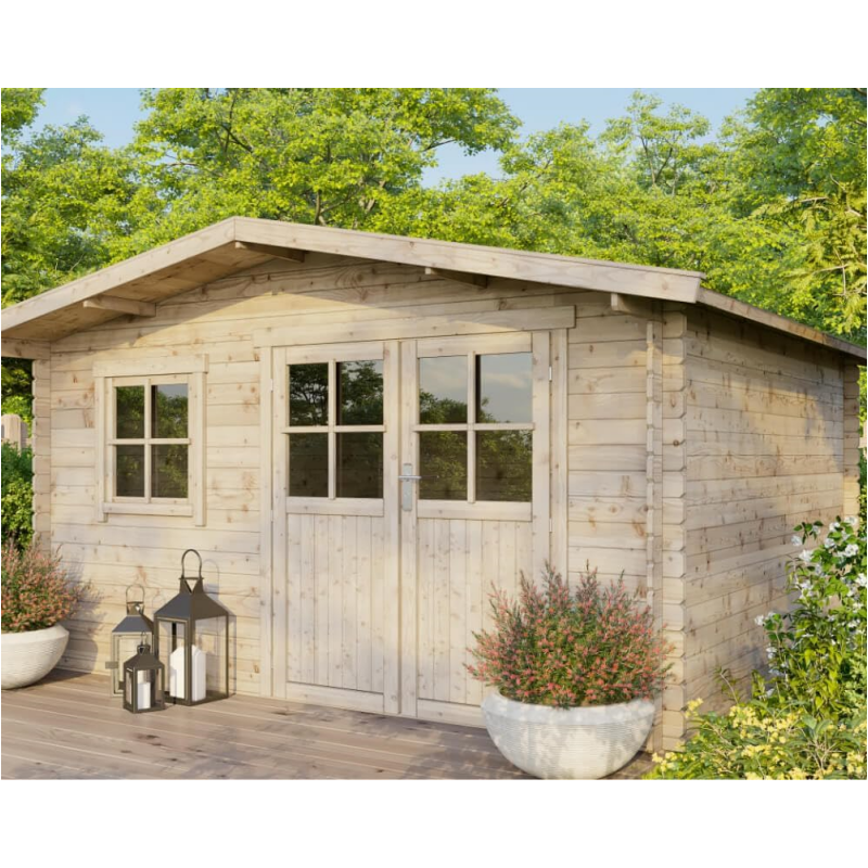 Garden shed wooden shed 4 x 3 m