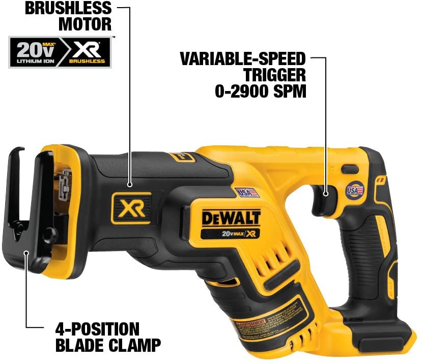DEWALT 20V MAX XR BRUSHLESS COMBO KIT, COMPACT 6-TOOL (DCK684D2)