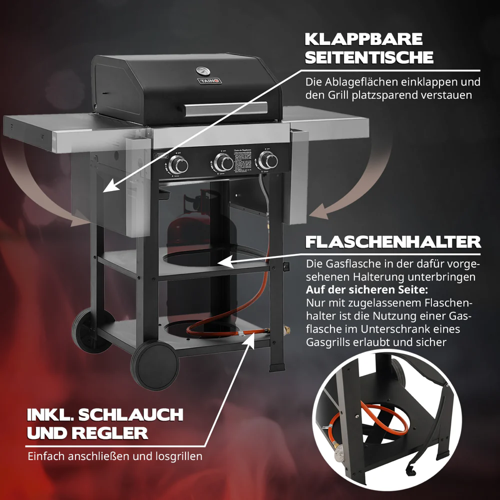 TAINO WABAYA 3+0 Gasgrill