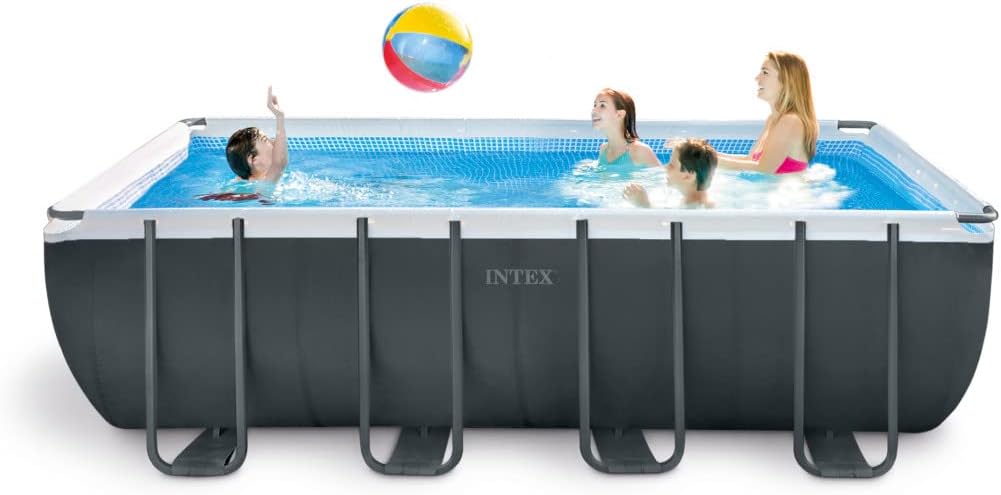 Intex kit Piscine Ultra XTR rectangulaire Tubulaire (l) 5,49 x (l) 2,74 x (h) 1,32m
