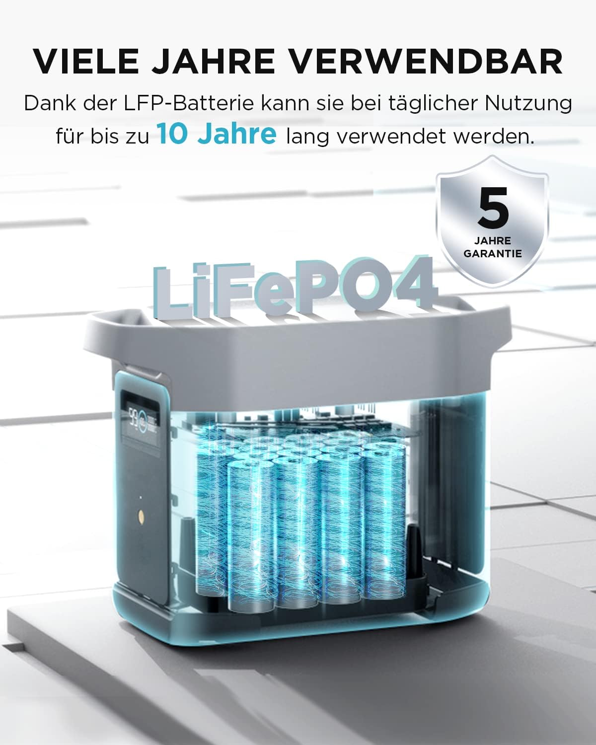 EF ECOFLOW Delta 2 additional battery 1024Wh expandable energy for camping, emergency power supply, home, motorhome, minor