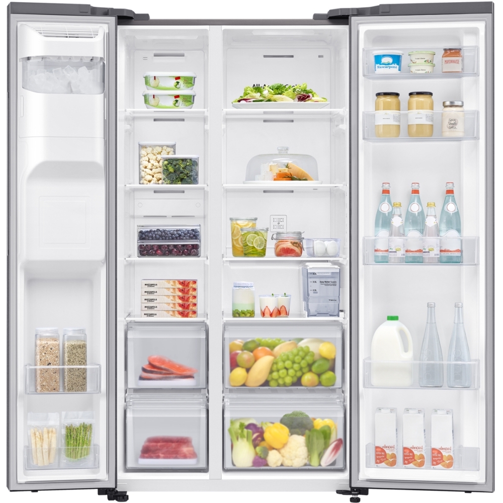 Samsung RS64DG5303S9EU American Fridge Freezer, Non-Plumbed, Stainless Steel, E Rated