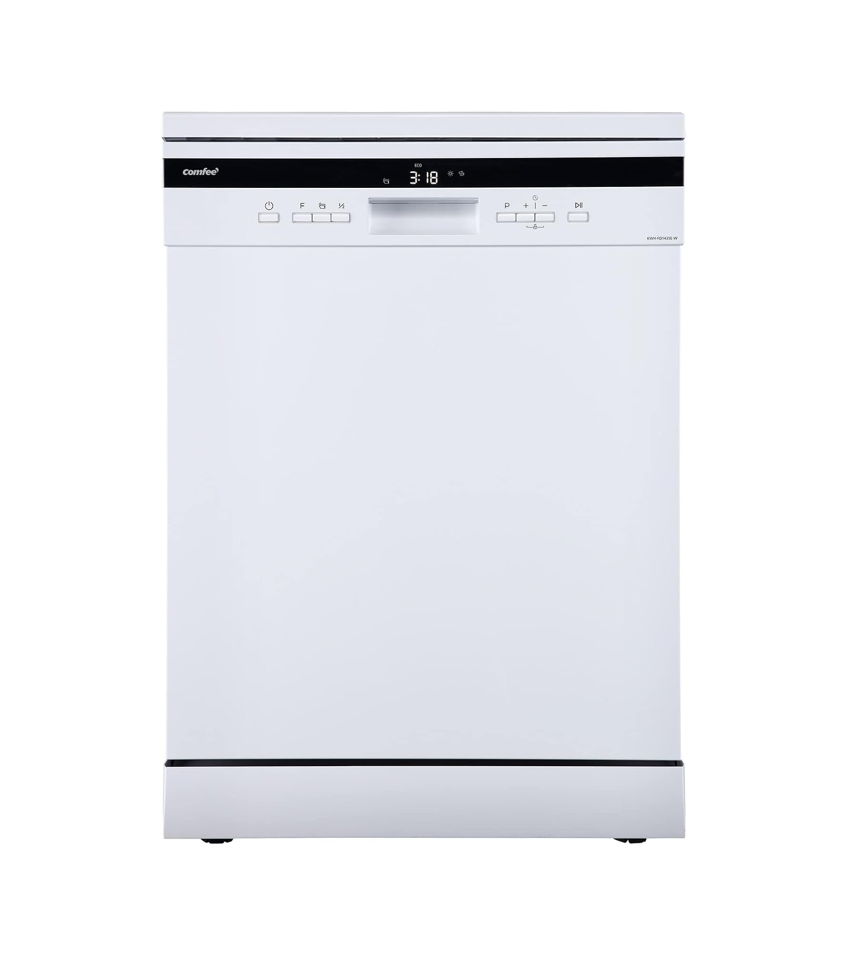 COMFEE' Freestanding Dishwasher FD1435E-W with 14 place settings
