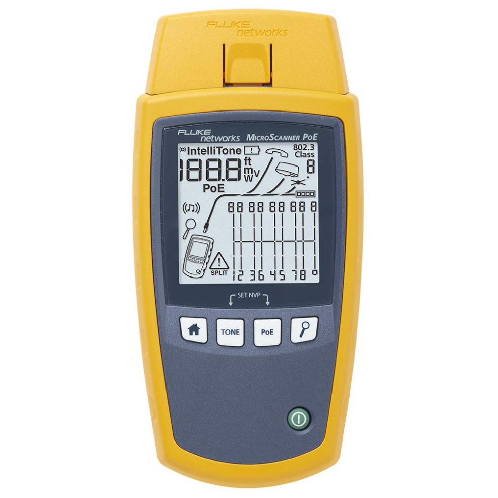 Fluke Networks MS-POE MicroScanner POE Cable Verifier