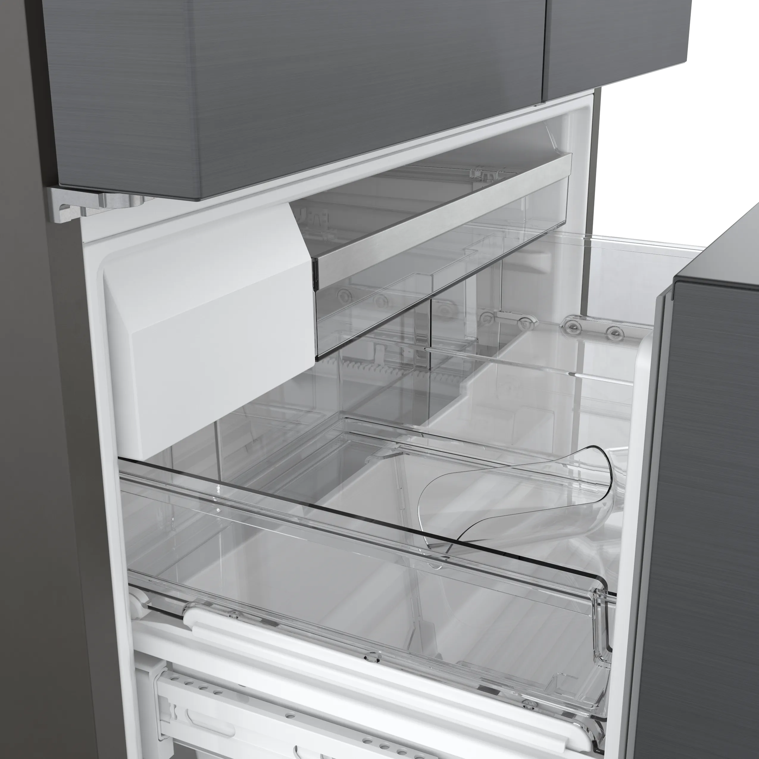 Bosch B36CT80SNB 800 Series French Door Bottom Mount Refrigerator 36'' Black Stainless Steel