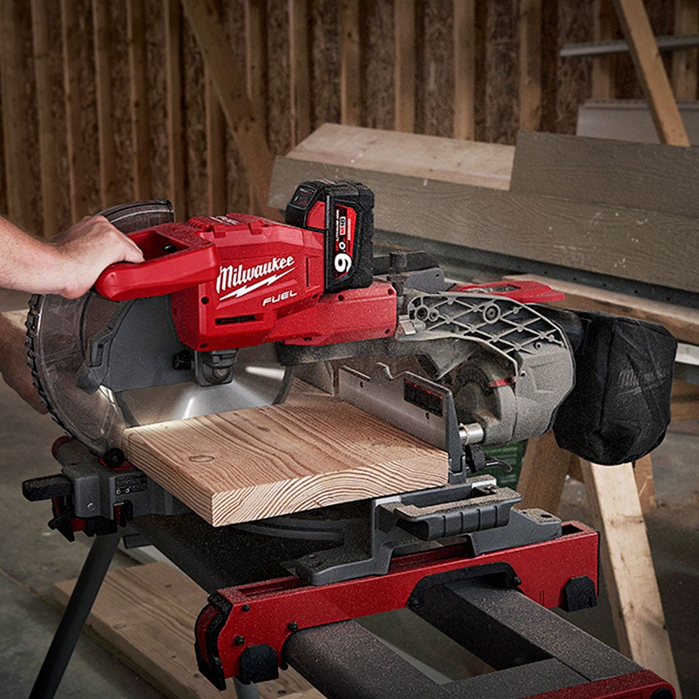 MILWAUKEE 18V Brushless 254mm FUEL Sliding Compound Mitre Saw Skin M18FMS254-0