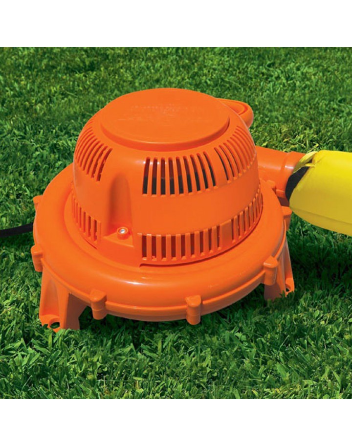 Banzai Gushing Geyser Water Park with 2 Water Blasting Geyser, Super Slick Water Slide, Continuous Airflow Blower Motor and Carrying Bag