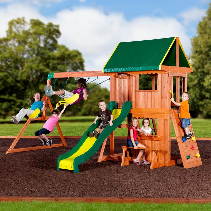 Somerset Wooden Swing Set