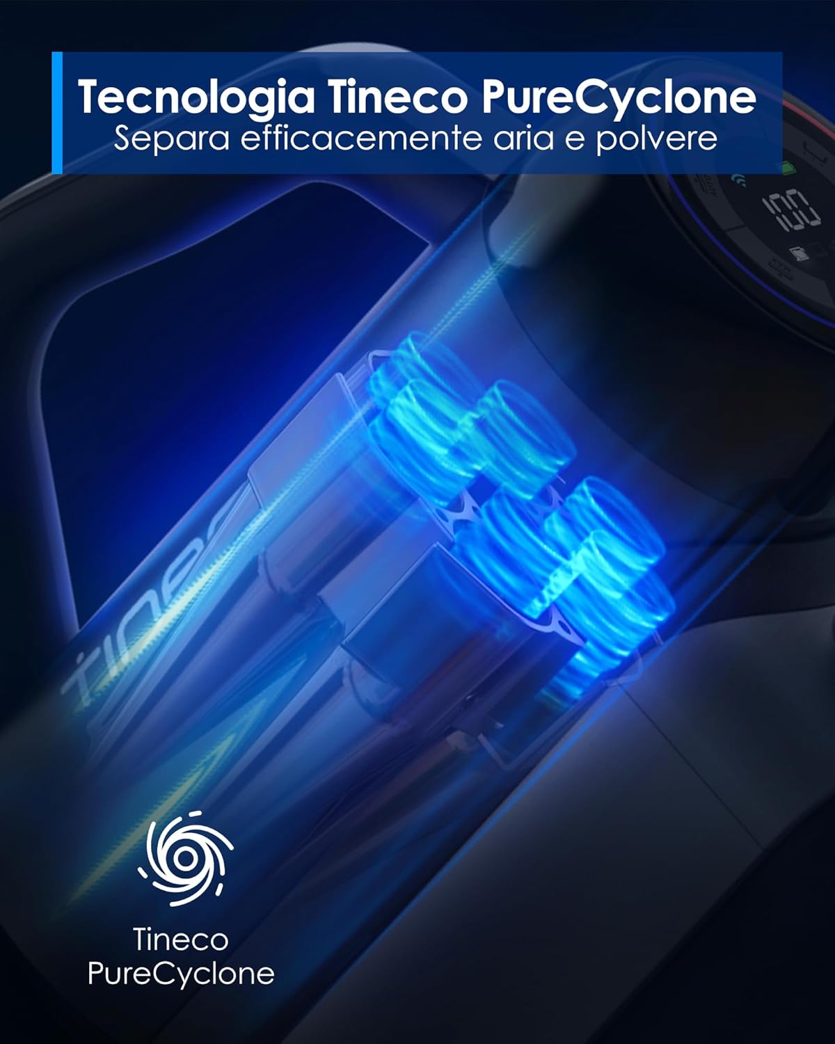 Tineco FLOOR ONE SWITCH S6, aspirapolvere secco/umido, lavapavimenti intelligente 5-in-1, autopulente, asciugatura 5 minuti, spazzola antigroviglio, pulizia bordi su entrambi i lati