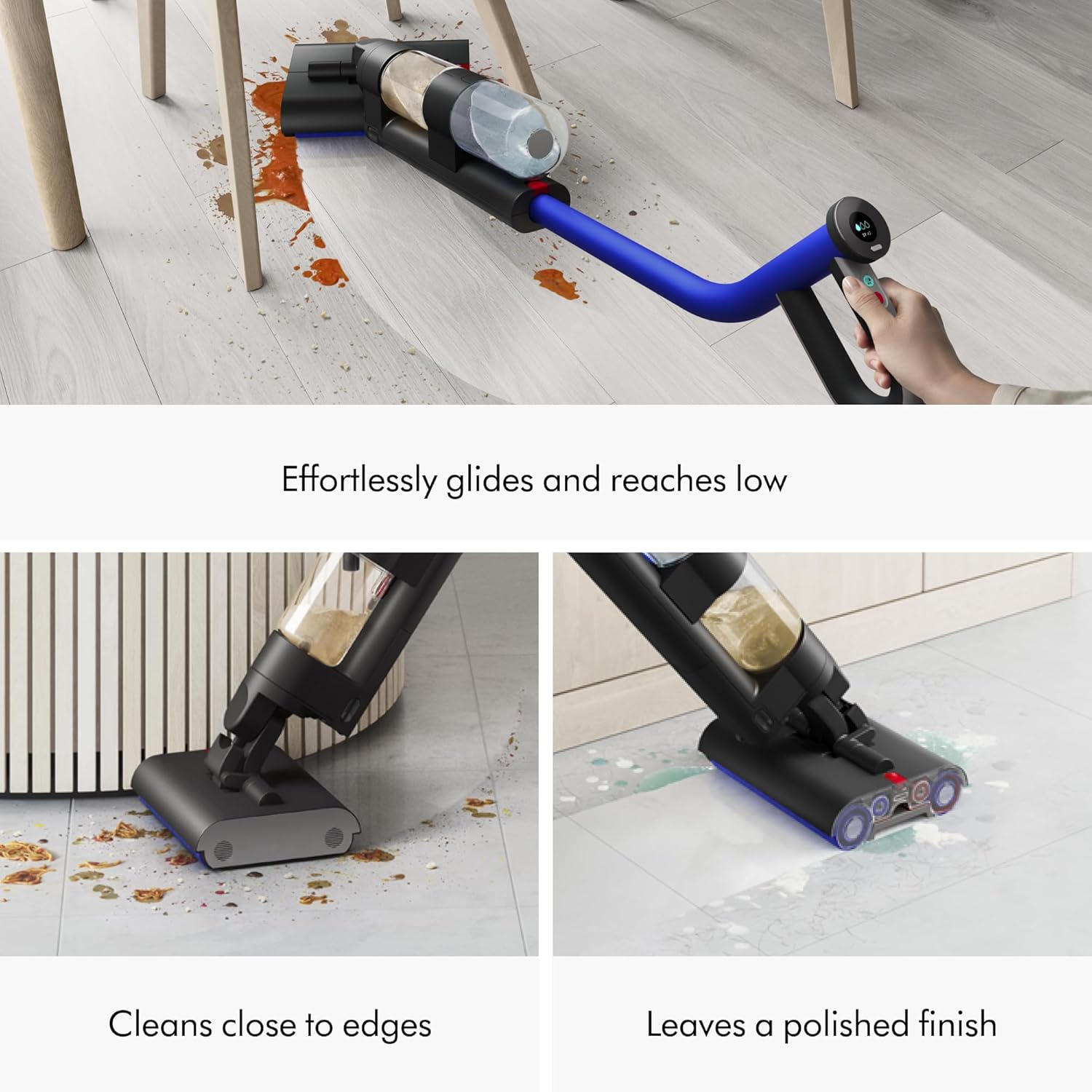 Dyson WashG1 Wet Cleaner (Matte Black/Ultra Blue)
