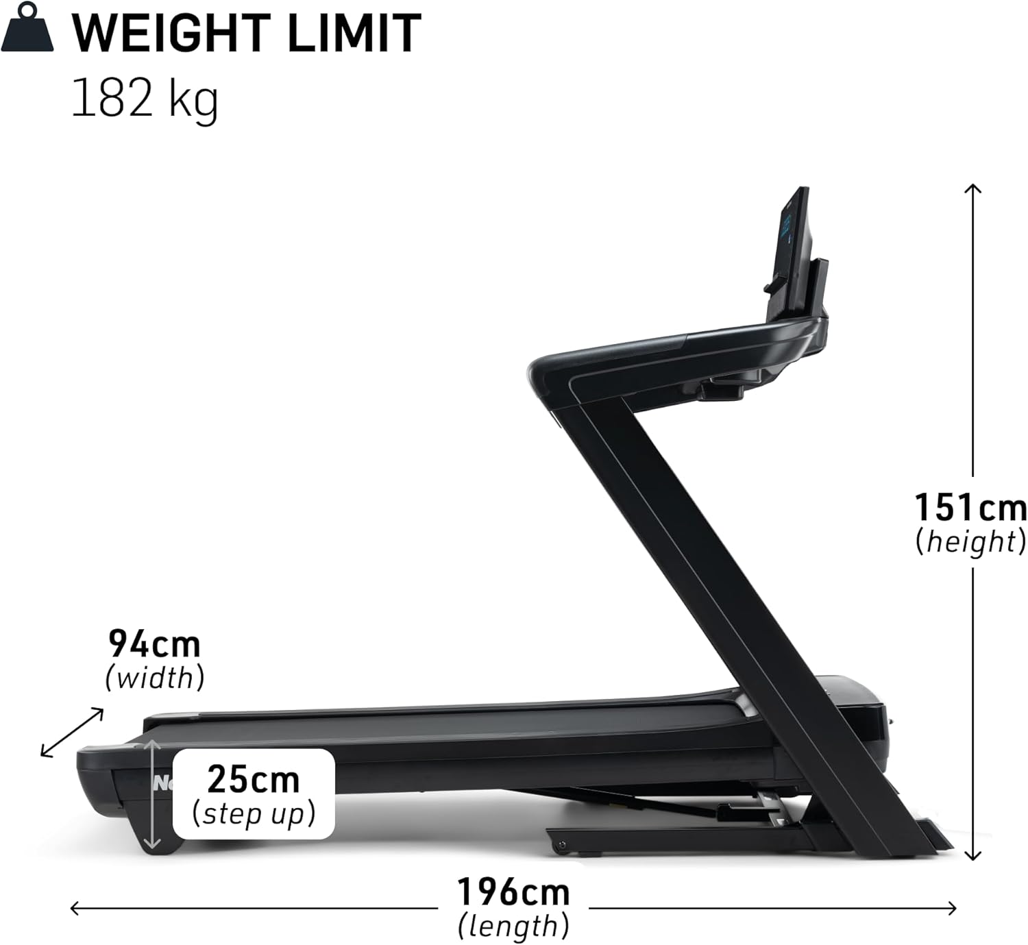 NordicTrack Commercial Series 1250, 1750, 2450: Expertly Engineered Foldable Treadmill, Treadmills for Home Use, Walking Treadmill with Incline, Superior Interactive Training Experience