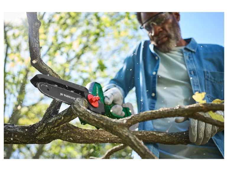 PARKSIDE Mini-trononneuse à bois sans fil PGHSA 20-Li B1, 20 V