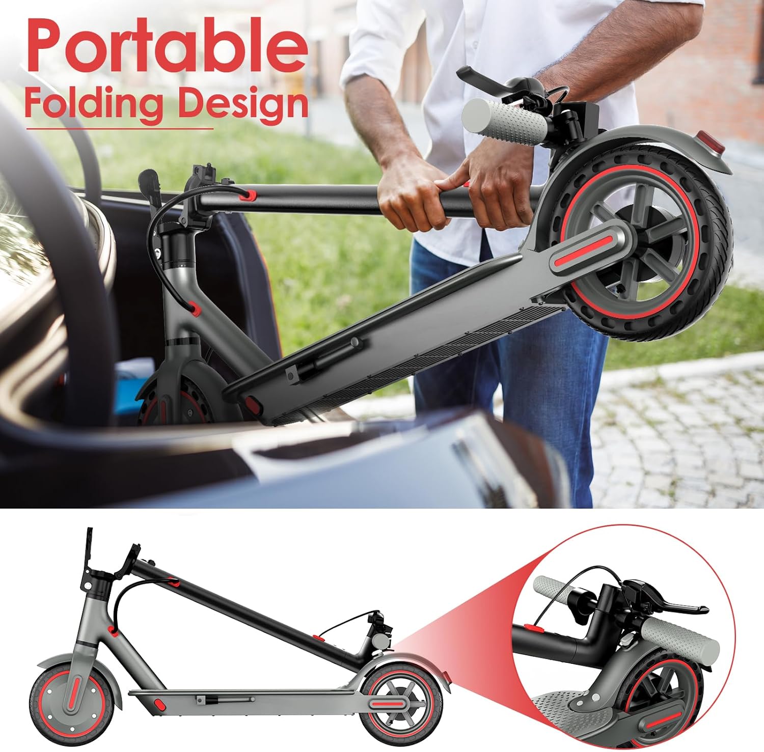 Electric Scooter for Adults, 8.5