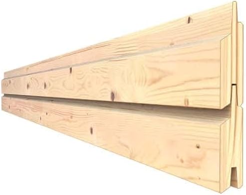 ALPHOLZ Alster Garden Shed Wooden 251 x 254 x 210 cm, Pent Roof, Includes Floor, Storage Shed, Garden, Bicycle Shed, 6 m², 19 mm Wall, Natural