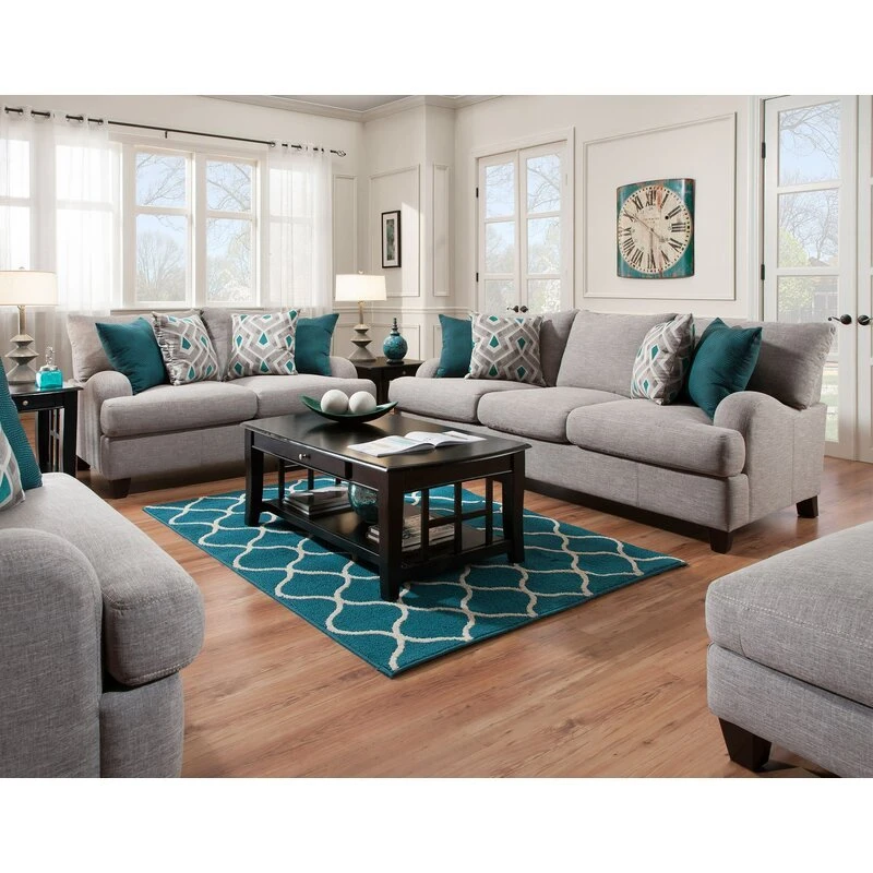 Rosalie 93 Recessed Arm Sofa