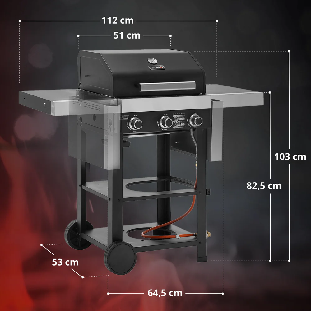 TAINO WABAYA 3+0 Gasgrill