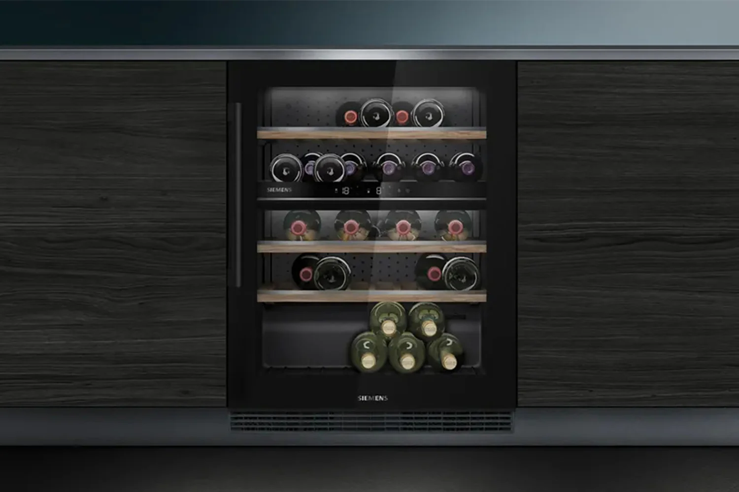 Siemens iQ500 60cm Built Under Wine Cabinet | KU21WAHG0G