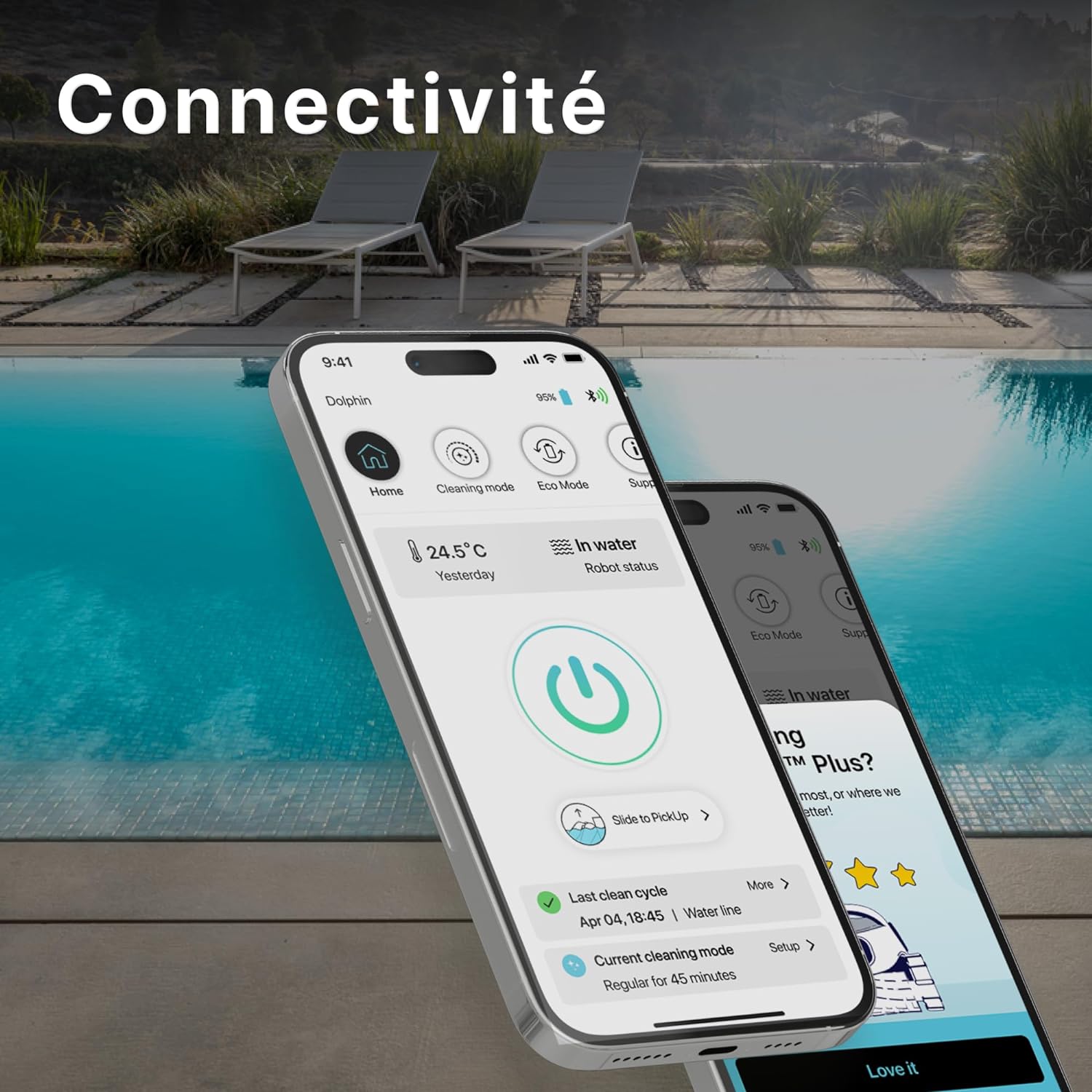 DOLPHIN T60 Electric Pool Cleaner Robot - Wall Cleaning, In-Ground Pool Up to 15 m