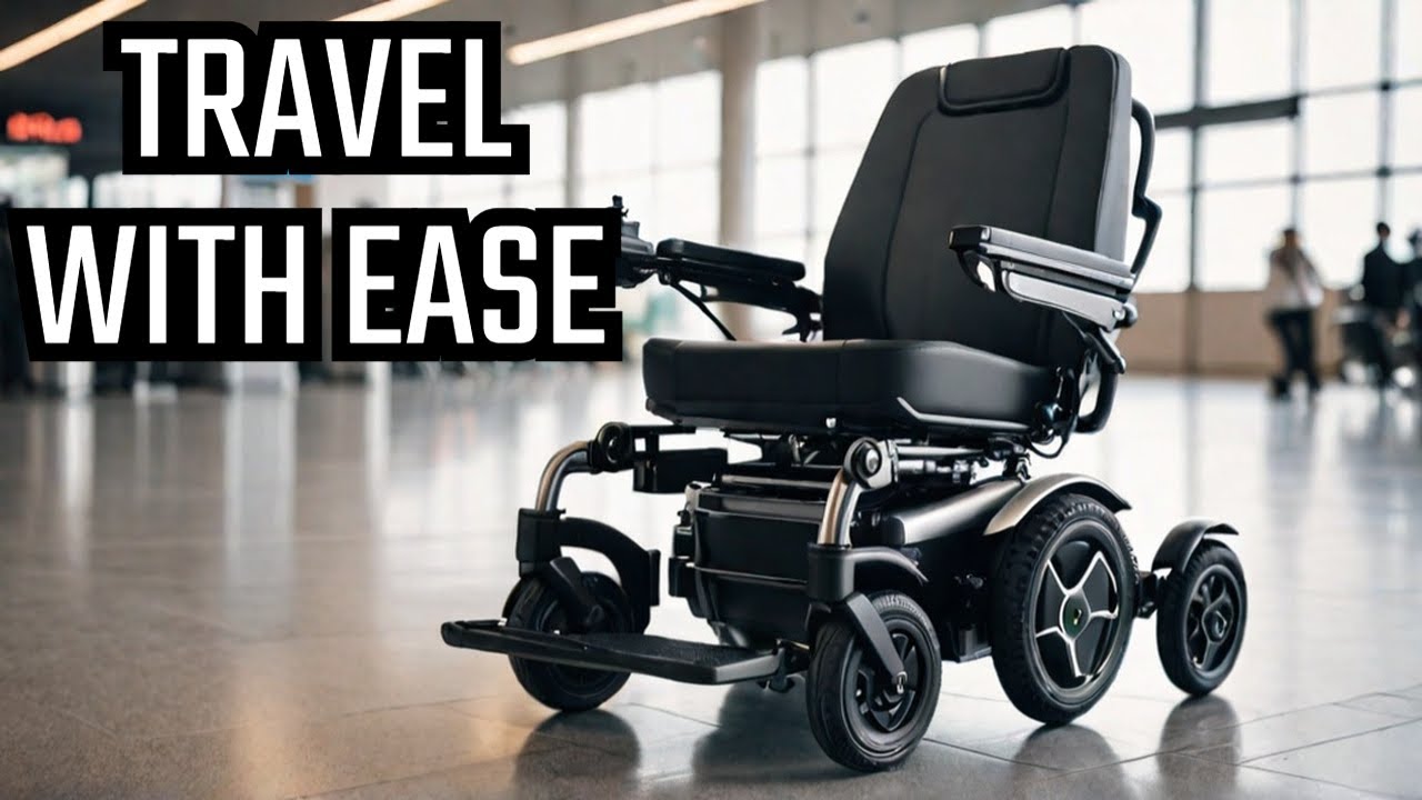 Foldable Lightweight Electric Wheelchair with Adjustable Backrest