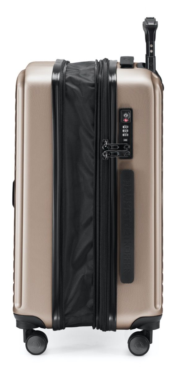 MITTE – hand luggage hard shell champagne matt, TSA, 55 cm, 55 liters