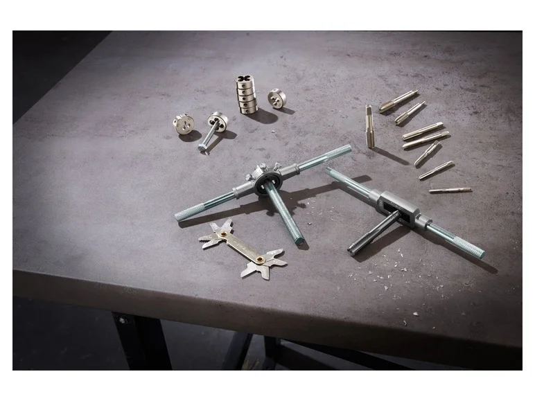 PARKSIDE Set de filetage et taraudage, 21 pièces