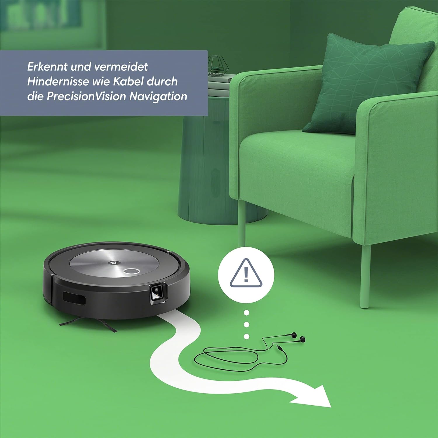 iRobot Roomba j7+ (j7556) Wi-Fi Enabled Robot Vacuum Cleaner With Automatic Suction Station