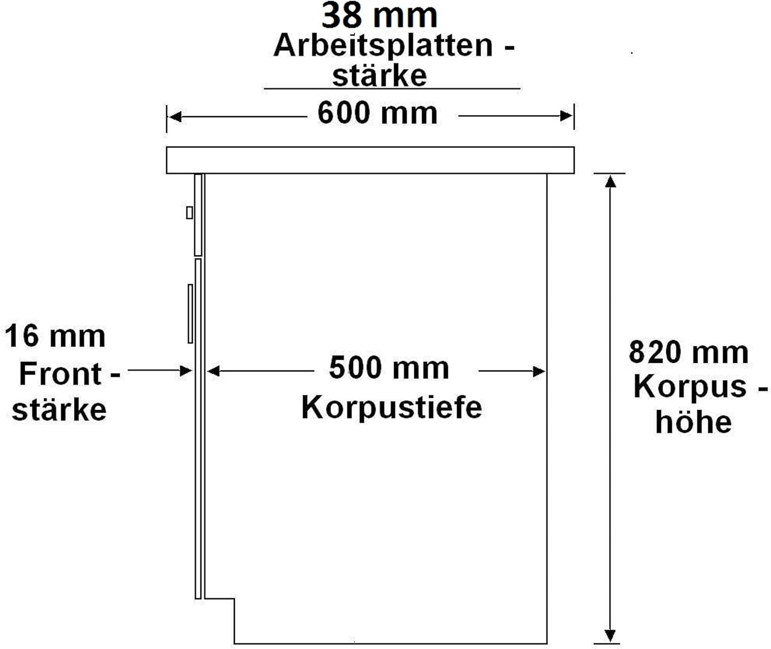 Stilo Country House Kitchen Unit, White, 250 cm, Fitted Kitchen Unit, Expandable