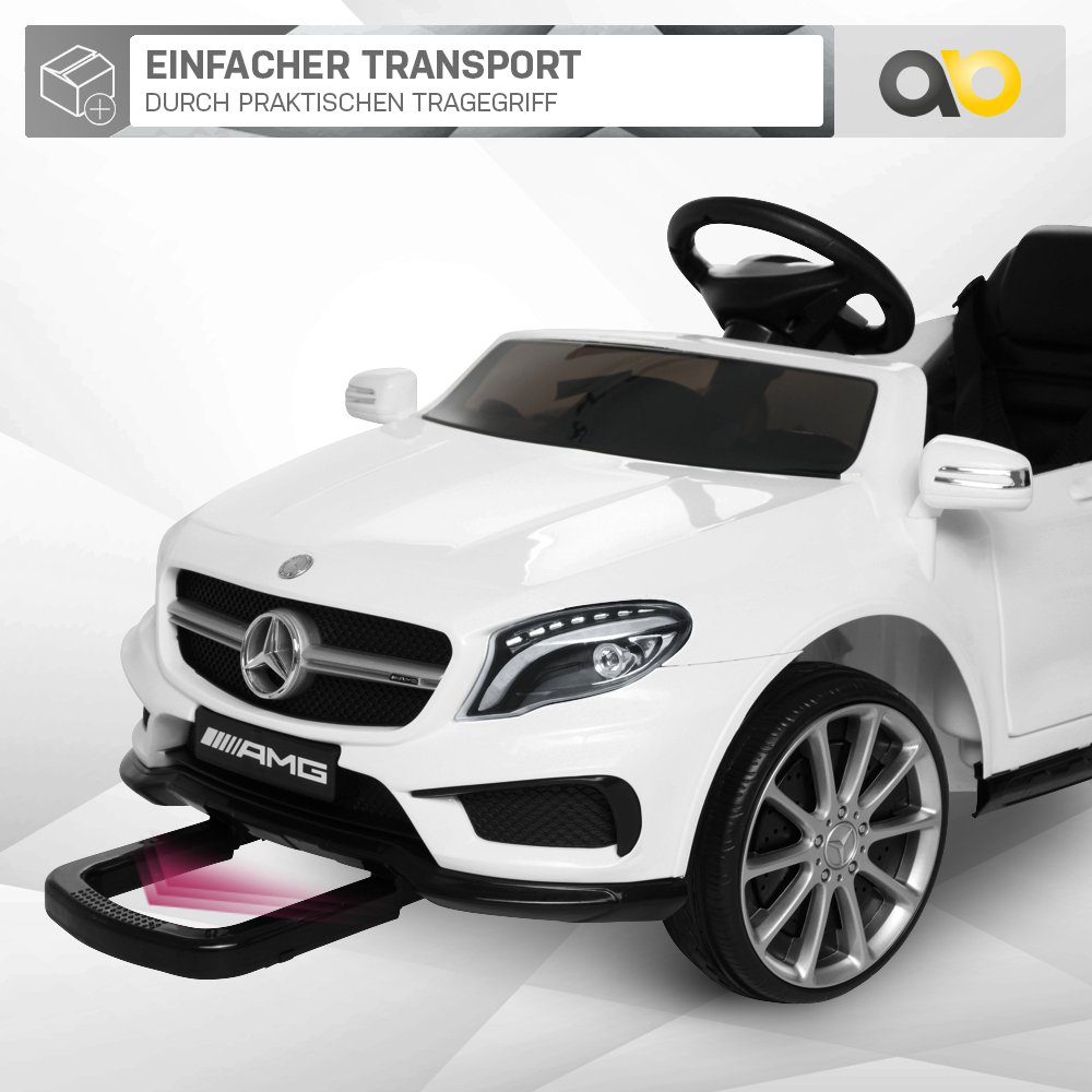 Actionbikes Motors Elektro-Kinderauto Kinderfahrzeug Mercedes GLA 45 AMG Lizenziert 3-5 Jahre, Belastbarkeit 30 kg, (1-tlg), Kinder Spielzeug - elektrisches Fahrzeug 3-6 Km/h - mit Fernbedienung