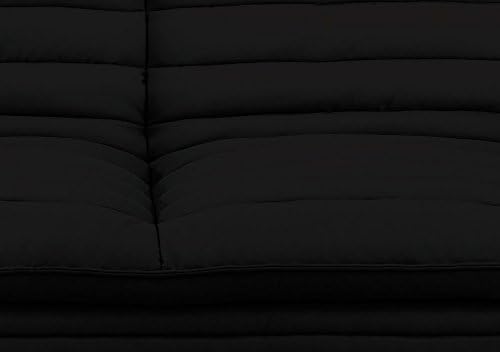 AC Design Furniture Jasper Sofa Bed W: 196 x H: 91 x D: 96 cm, Dark Grey/Black, Fabric/Metal