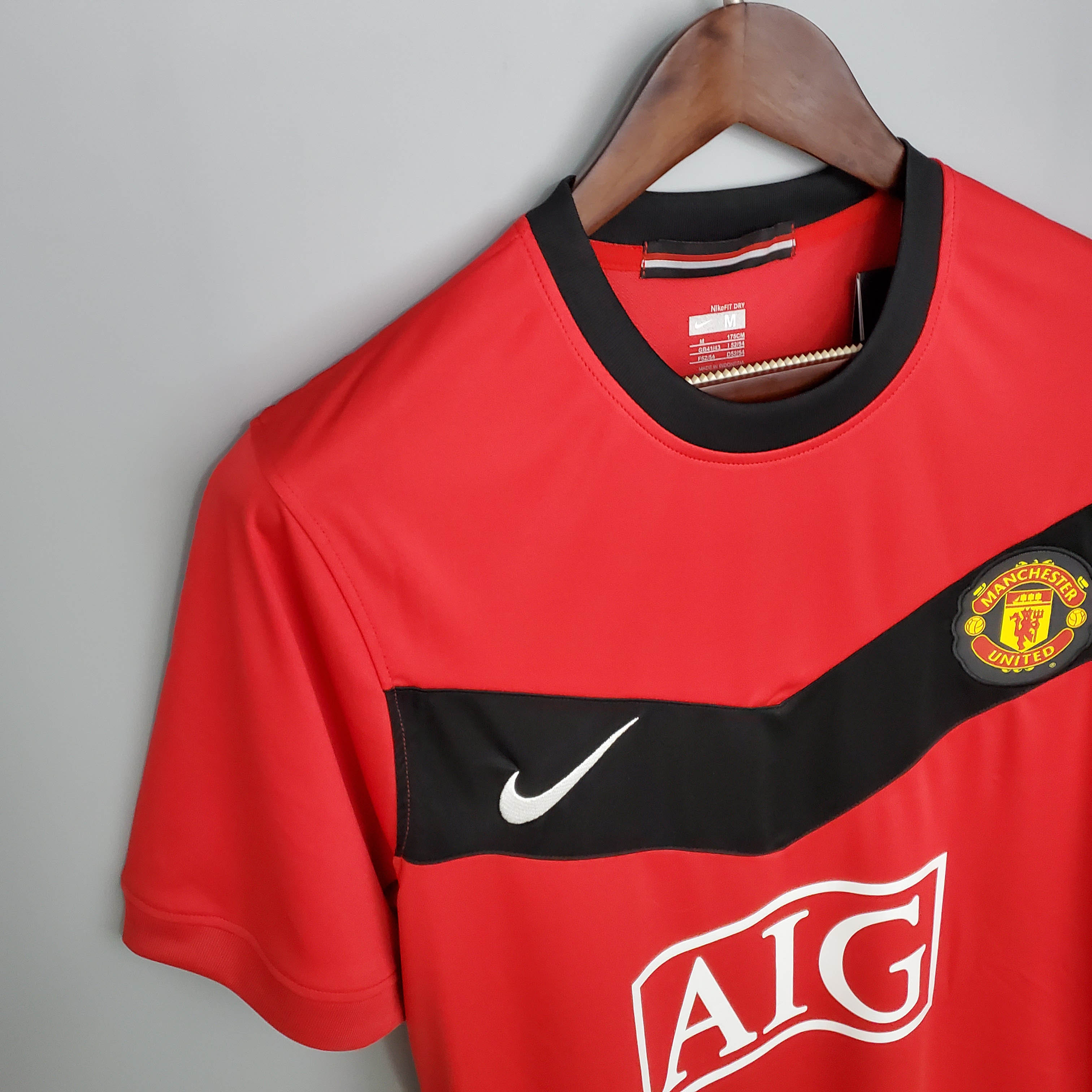 2009/2010 Retro Man Utd Home Football Shirt 1:1 Thai Quality