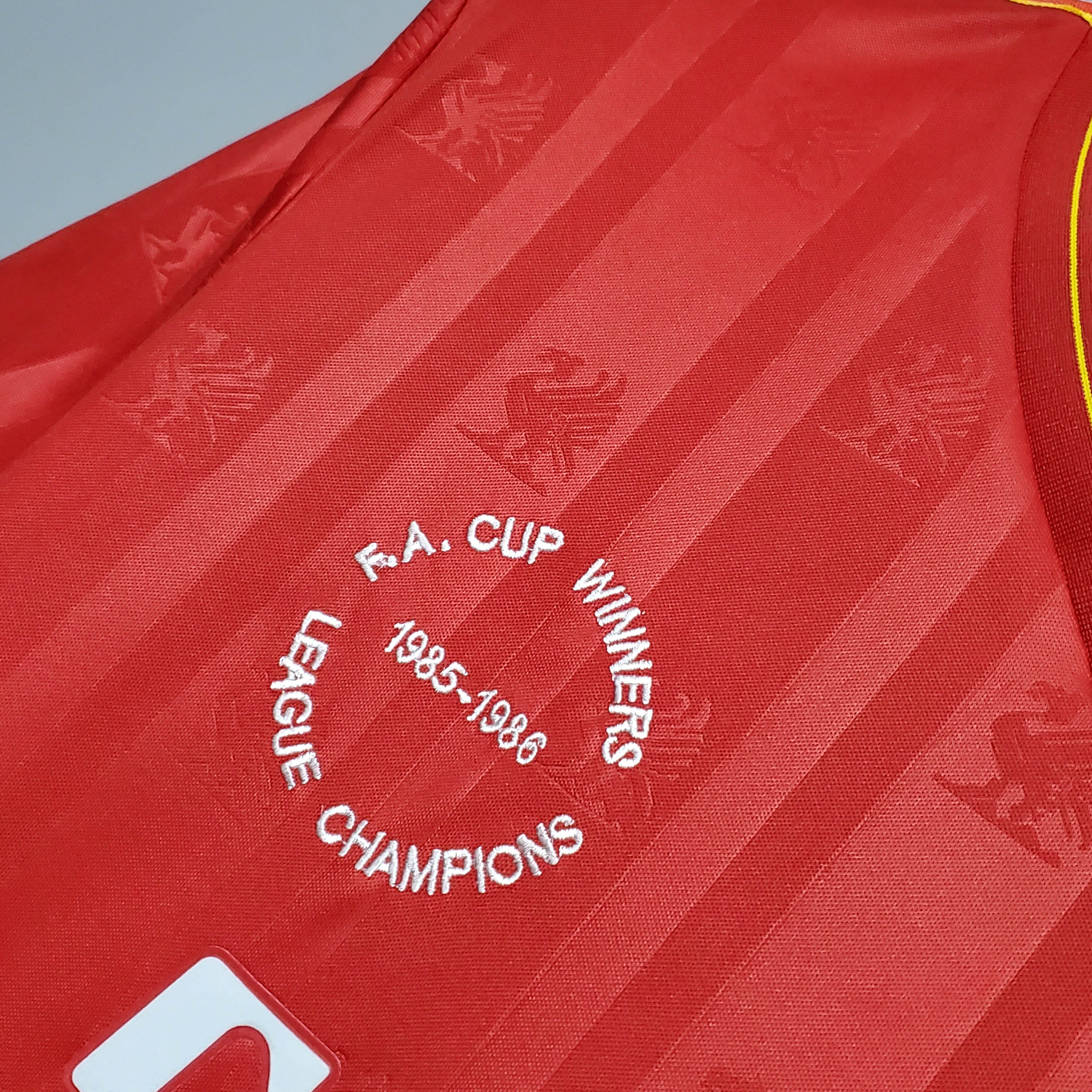 1985/1986 Retro LFC Home Football Shirt 1:1 Thai Quality