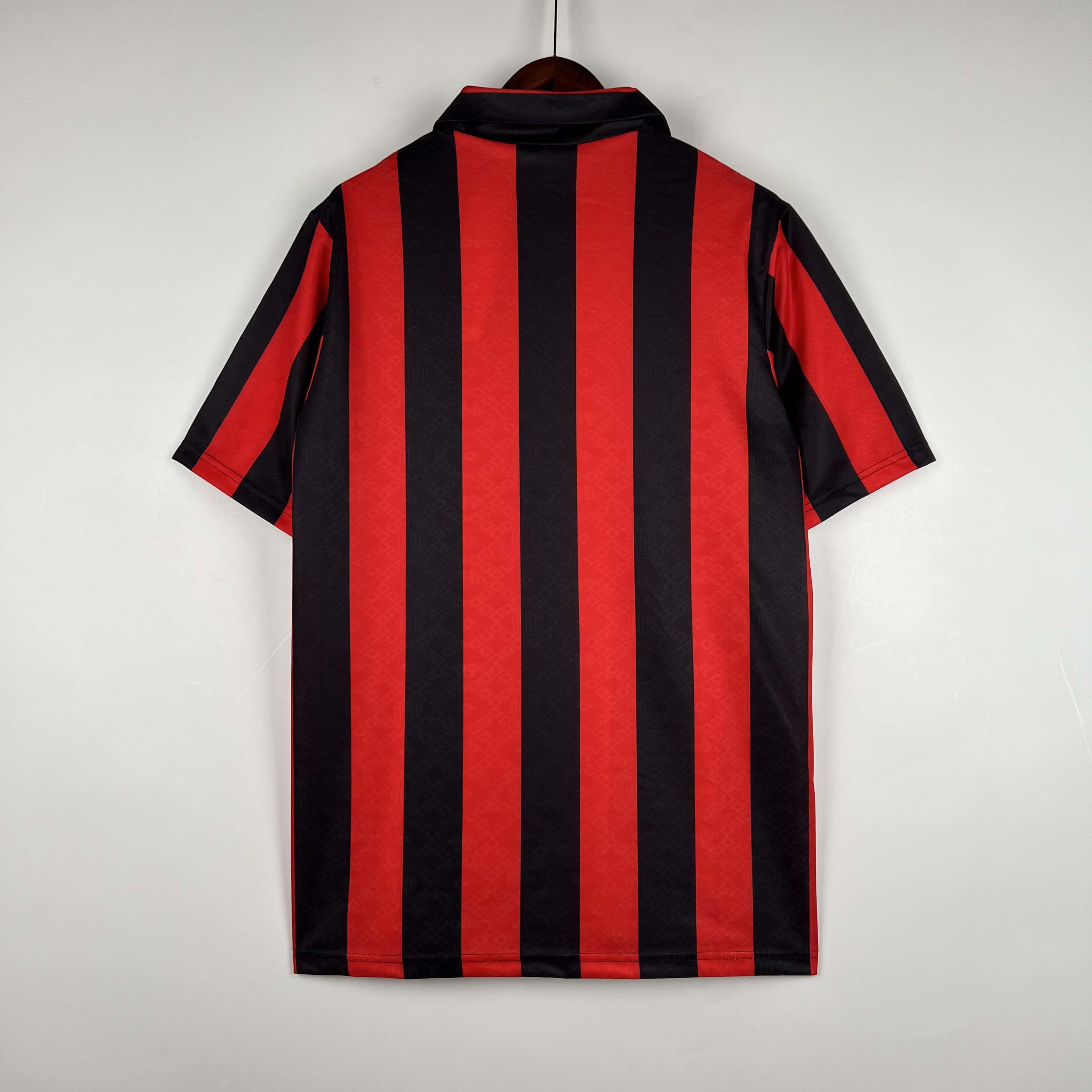 1989/1990 Retro AC Milan Home Football Shirt 1:1 Thai Quality
