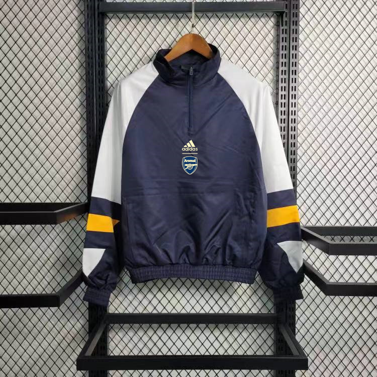 2023 AFC CasuaI WindbreakerNavy-blueSoccer Jersey 1:1 Thai Quality