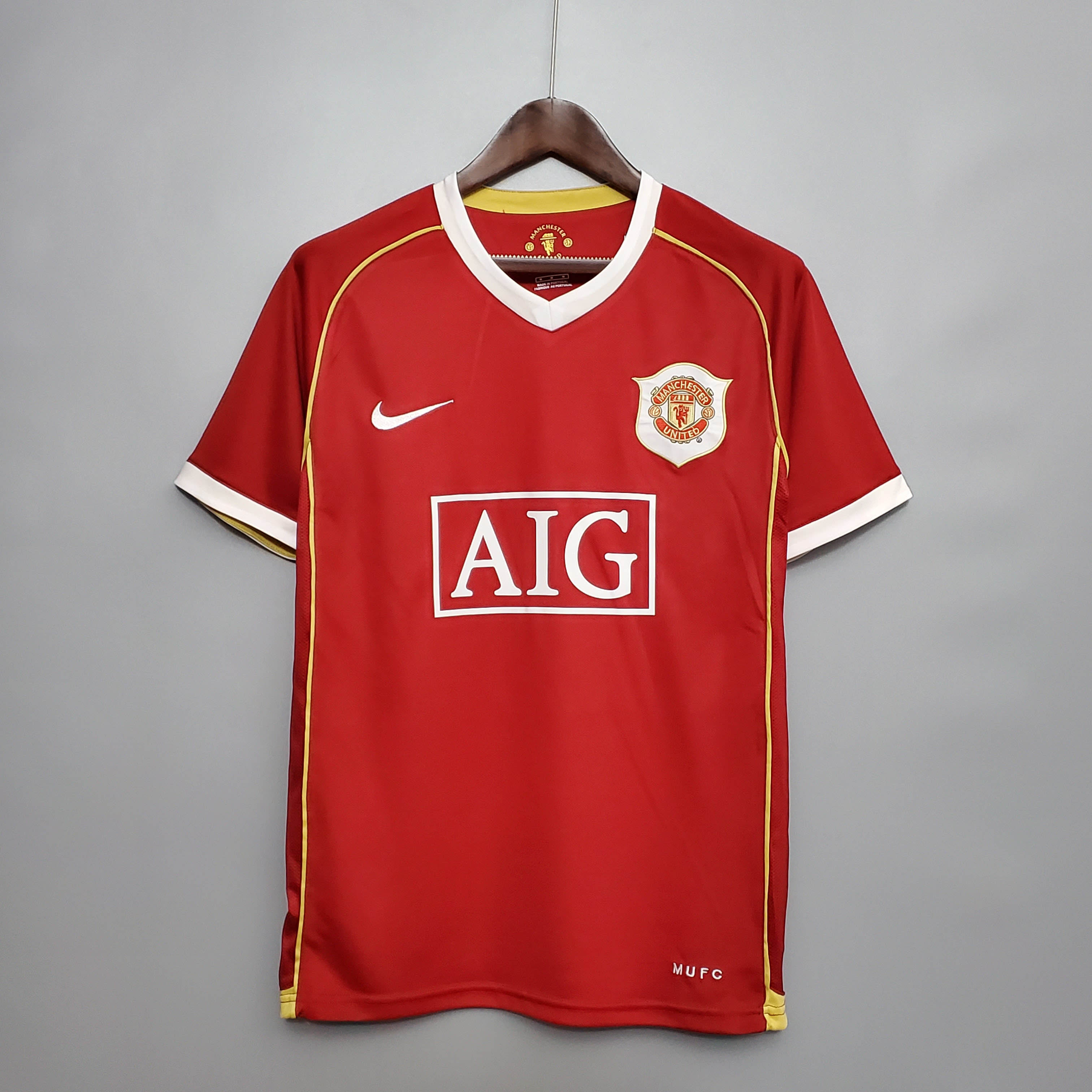 2006/2007 Retro Man Utd Home Football Shirt 1:1 Thai Quality